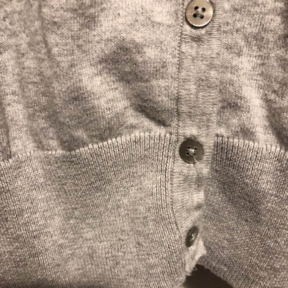 DONATED Sweater-Button down, Embellished v-neck - Picture 8 of 8